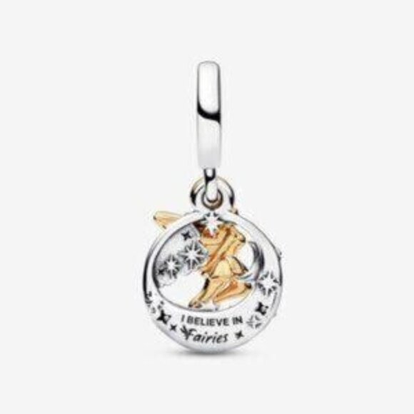 Pandora Disney Tinker Bell Celestial Night Dangle Charm - Picture 2 of 3